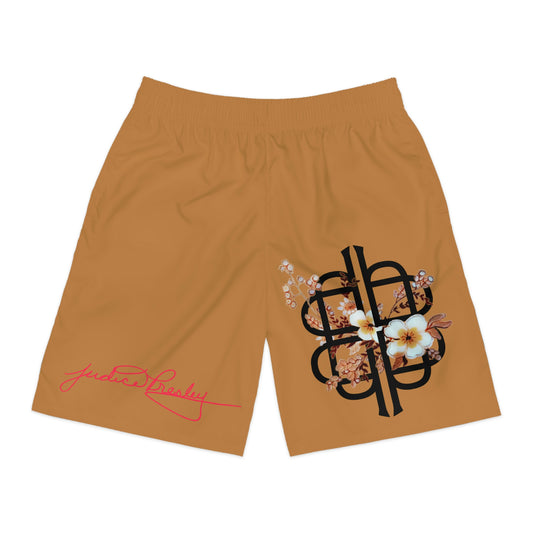 Brown Bouquet Shorts